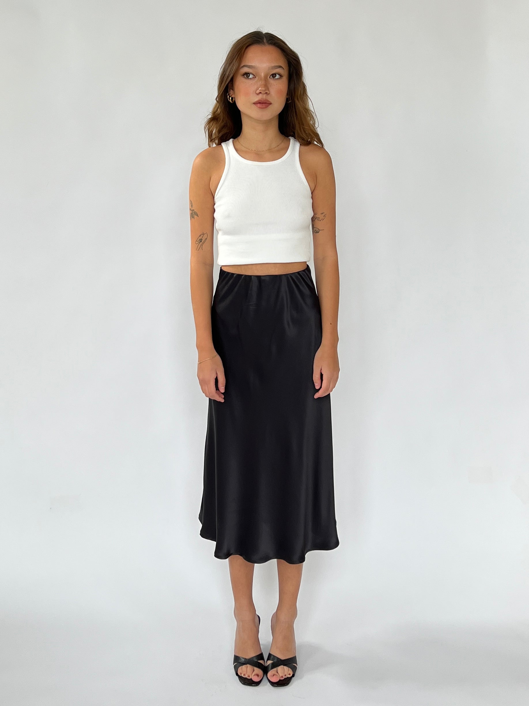 Silk midi skirt outlet australia